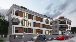 Beylikdüzü Apartment in Site